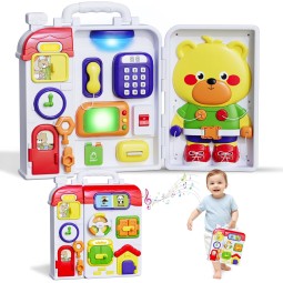 Busy Board Factory - Montessori Sensory Bilingual Learning Toy