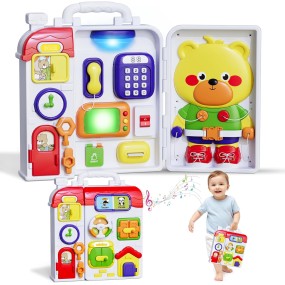 Busy Board Factory - Montessori Sensory Bilingual Learning Toy