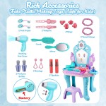 Vanity Makeup Table Factory - Magic Mirror Music Light Frozen Set