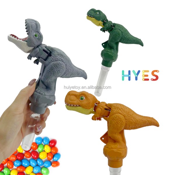 Portable Candy Display Stand Supplier - Transparent Tube Dinosaur Toys
