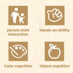 Play Food Set Factory - Preschool Kitchen Accessories Color Sorting