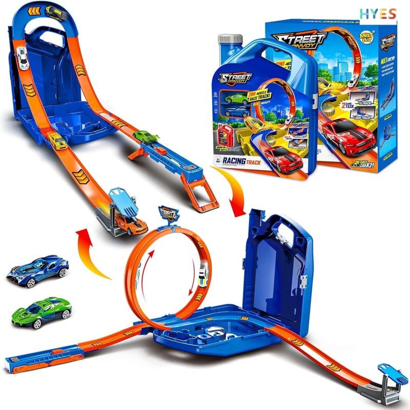 Race Track Set Factory - 2 in 1 Magic Changeable Tracks