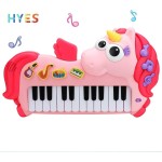 Unicorn Piano Toy Supplier - 24 Keys Keyboard Multifunctional Music