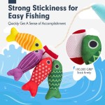 Montessori Toys Supplier - 10 in 1 Cloth Fishing Game Birthday