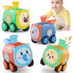 Baby Train Car Toys Supplier - 4PCS Press to Go Push Vehicle Set