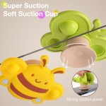 Sensory Montessori Toys Supplier - 3pcs Teething Suction Cup Spinner