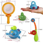 Bath Fishing Toys Factory - Swimming Whales Bathtub Infant Set