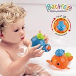 Bath Fishing Toys Factory - Swimming Whales Bathtub Infant Set