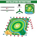 Golf Chipping Game Factory - 71"x71" Sticky Mat Indoor Outdoor