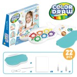 Color Magic Paint Brush Factory - Light up Coloring Painting Set