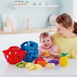 Fruit Basket Toys Supplier - Preschool Soft Pretend Food Play