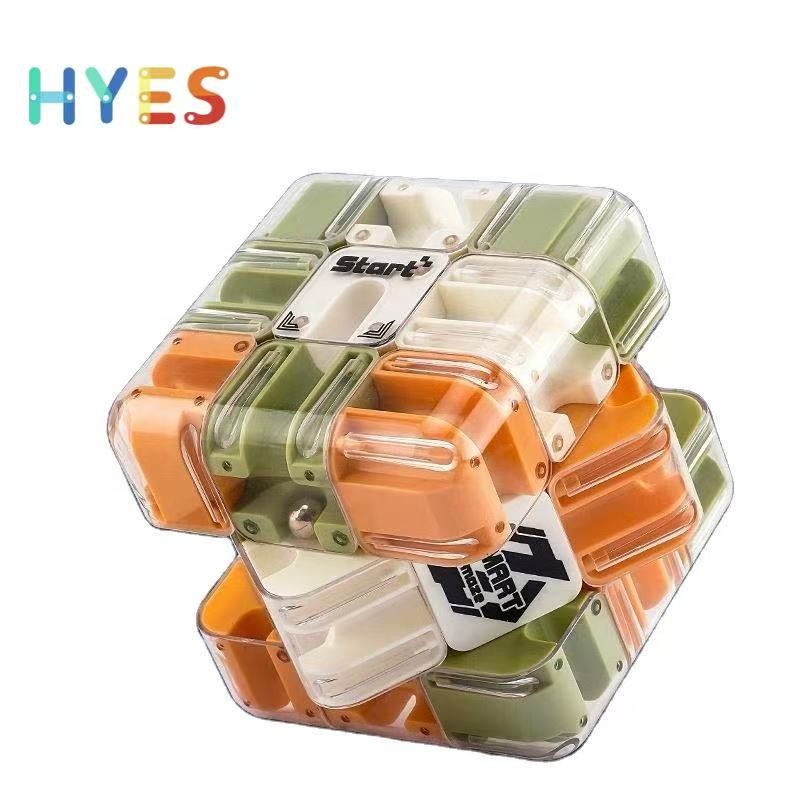 3D Puzzles Maze Cube Factory - Brain Teaser Spatial Awareness Toy