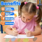 Fidget Sensory Stone Supplier - 6Pcs Silicone Textured Worry Stone