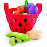 Fruit Basket Toys Supplier - Preschool Soft Pretend Food Play