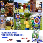 2-in-1 Axe Game Supplier - Plastic Darts 16-Piece Safe Portable