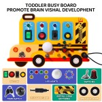 Montessori Busy Board Factory - LED Light up Switch Sensory Toys