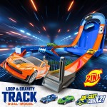Race Track Set Factory - 2 in 1 Magic Changeable Tracks