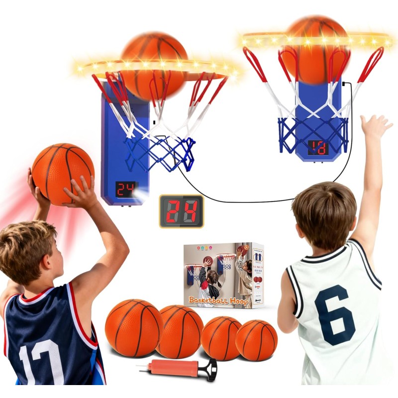 LED Basketball Hoop Supplier - 2 Pcs Mini Indoor 2 Game Mode