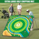 Golf Chipping Game Factory - 71"x71" Sticky Mat Indoor Outdoor