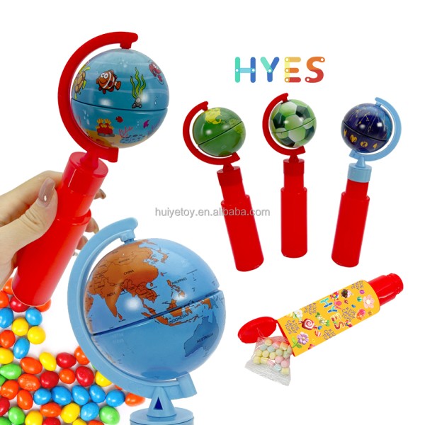 Plastic Tube Candy Container Supplier - Mini Tellurion Lollipop Holder