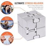 Metal Infinity Cube Factory - Fidget Finger Stress Anxiety Relief