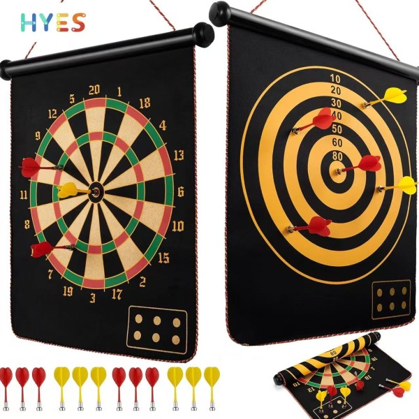 Magnetic Dart Board Factory - Double-sided Roll-up Portable Design