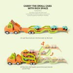 Car Carrier Truck Factory - 6 Vehicle 30in Foldable Trailer