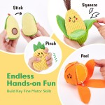 Plush Fruit Food Toy Factory - Soft Sensory for Toddlers 1-3
