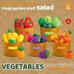 Play Food Set Factory - Preschool Kitchen Accessories Color Sorting