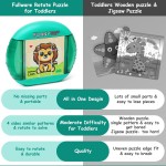 Table Game Puzzles Factory - Rotating Animal Cartoon 3D Key Chain