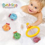 Bath Fishing Toys Factory - Swimming Whales Bathtub Infant Set