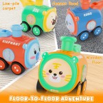 Baby Train Car Toys Supplier - 4PCS Press to Go Push Vehicle Set