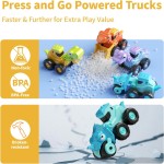 Construction Truck Toys Factory - Dinosaur Push and Go Sandbox