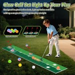Light up Golf Set Factory - Putting Mat Indoor Outdoor Yard