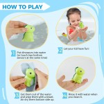 Dinosaur Bath Toys Factory - 6-Piece Light Fun Gifts for Kids