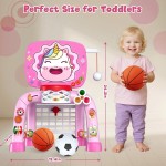 Toddler Basketball Hoop Factory - T Ball Soccer Goal Unicorn Sport