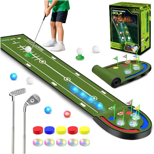 Light up Golf Play Set Supplier - Glowing Balls 2 Clubs Indoor