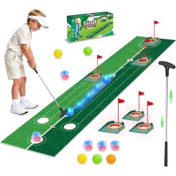 Light up Golf Set Factory - Putting Mat Indoor Outdoor Yard