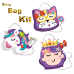 Unicorn Sling Bag Kit Factory - DIY Beauty Portable Handbag Play