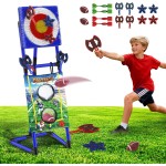 2-in-1 Axe Game Supplier - Plastic Darts 16-Piece Safe Portable
