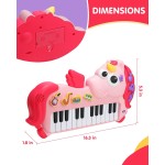 Unicorn Piano Toy Supplier - 24 Keys Keyboard Multifunctional Music