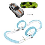 Electric Railway Set Factory - Battery 360 Rotation Track Toy