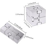 Metal Infinity Cube Factory - Fidget Finger Stress Anxiety Relief
