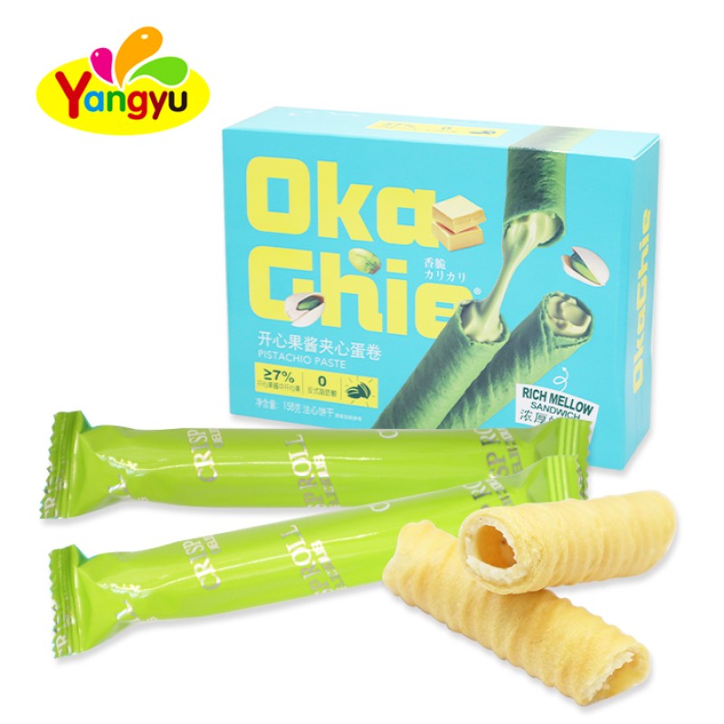 Chocolate Egg Roll Factory - Hazelnut Peanut Filled Bottle