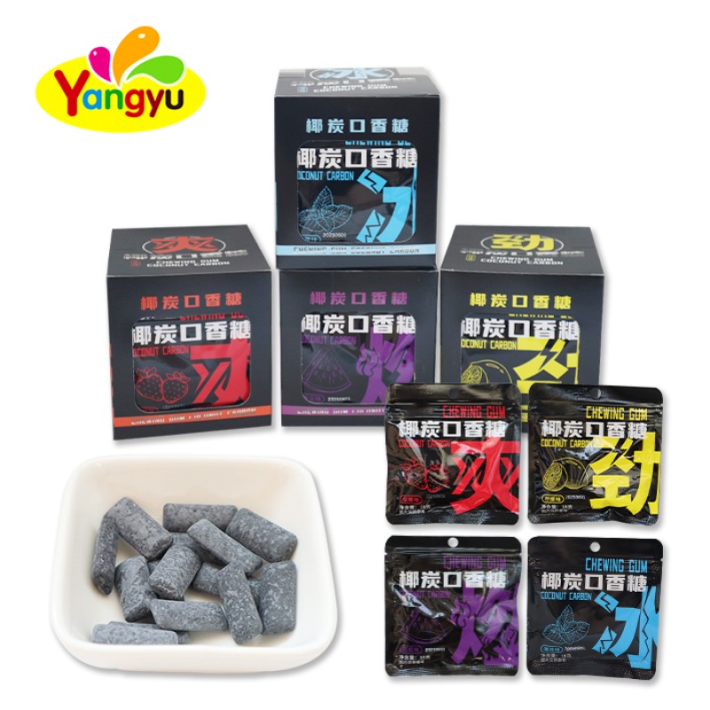 Chewing Gum Factory - Coconut Charcoal Cool Refreshing Gummies