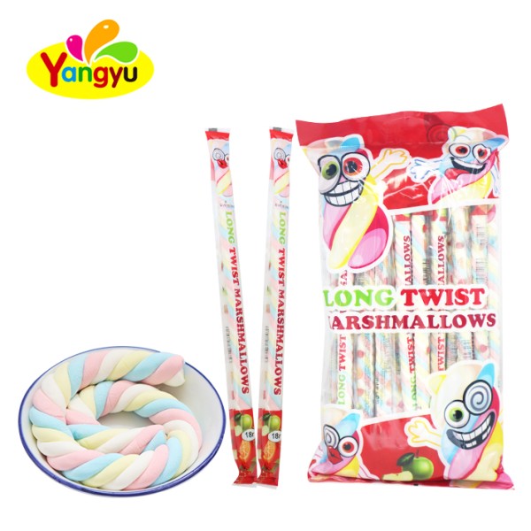 Twist Marshmallows Factory - Children Colorful Fruity Candy