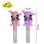 Animal Toy Supplier - Plastic Cartoon with Tablet Candy Straw