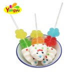 Snowman Lollipop Factory - Plastic Cartoon Chewy Gummy Flower