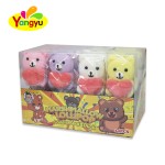 Marshmallow Lollipop Supplier - Fruity Cartoon Bear Shape Candy