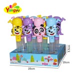 Animal Toy Supplier - Plastic Cartoon with Tablet Candy Straw